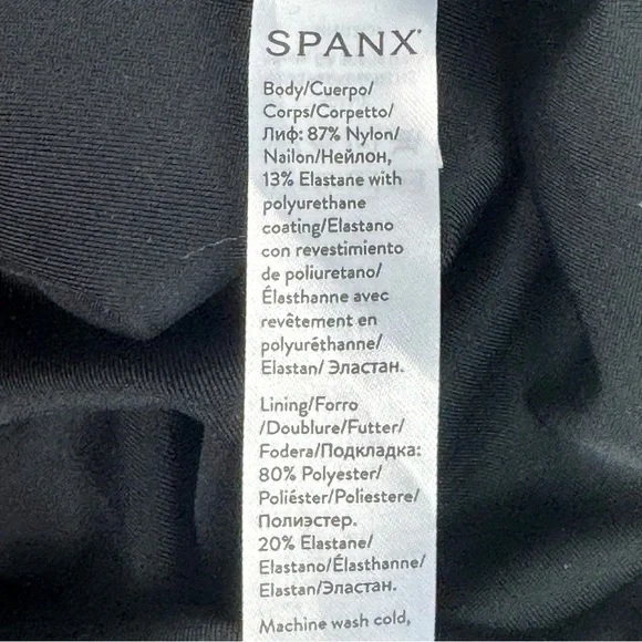 SPANX Faux Leather Moto High Waisted Leggings Slimming Pants Women's Size XL - Picture 15 of 16